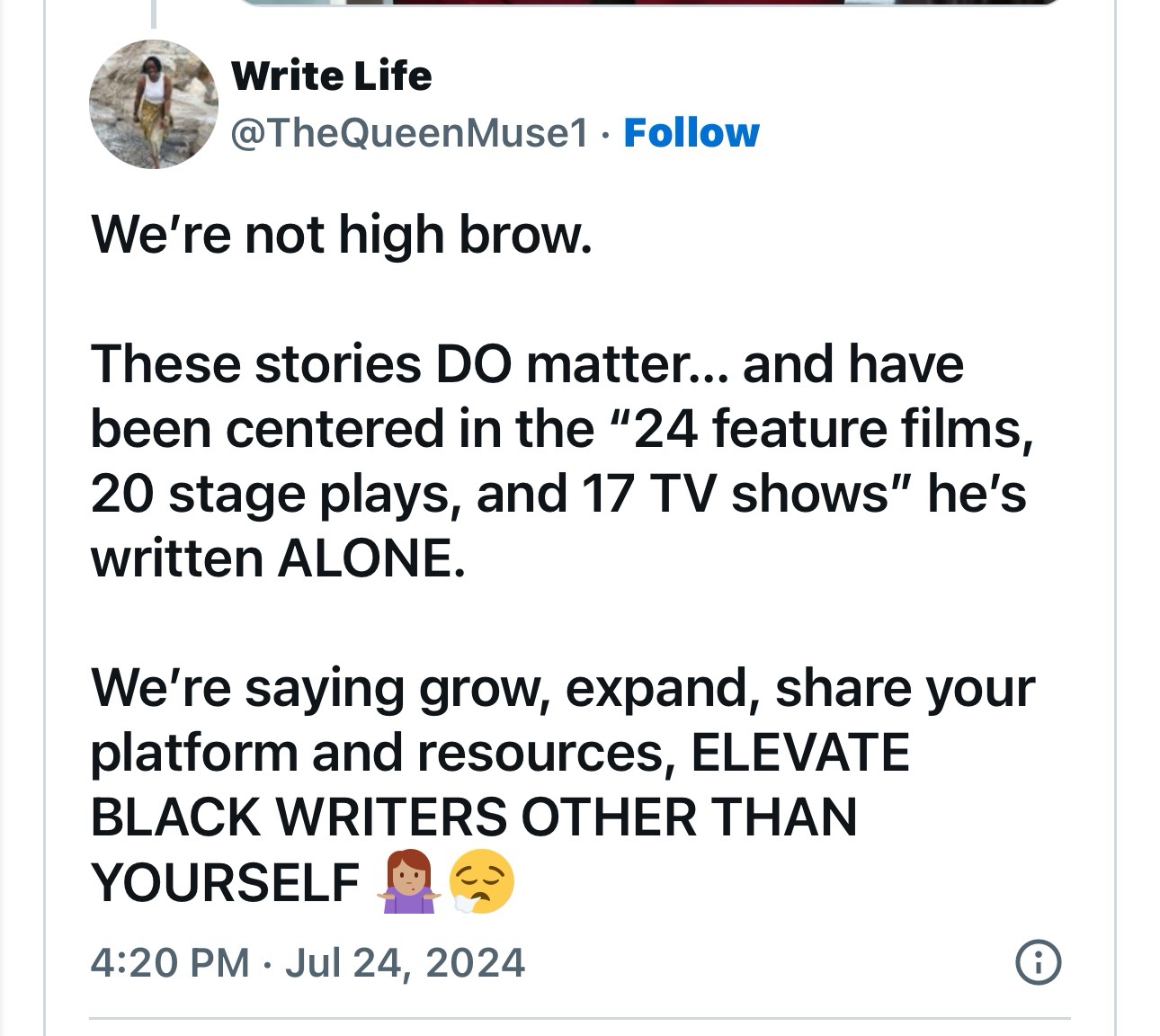 tyler perry is receiving backlash after he called critics of his films highbrow and used an outdated term to describe black pe-1